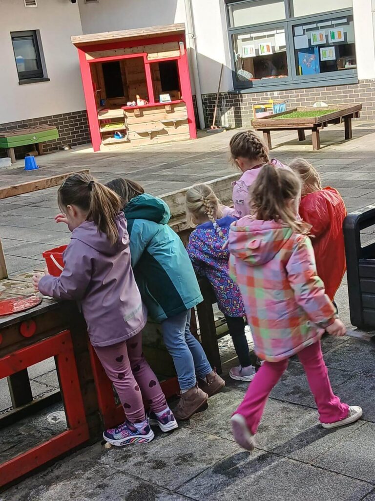 Preschool Playing at Wonder Years Preschool Claregalway