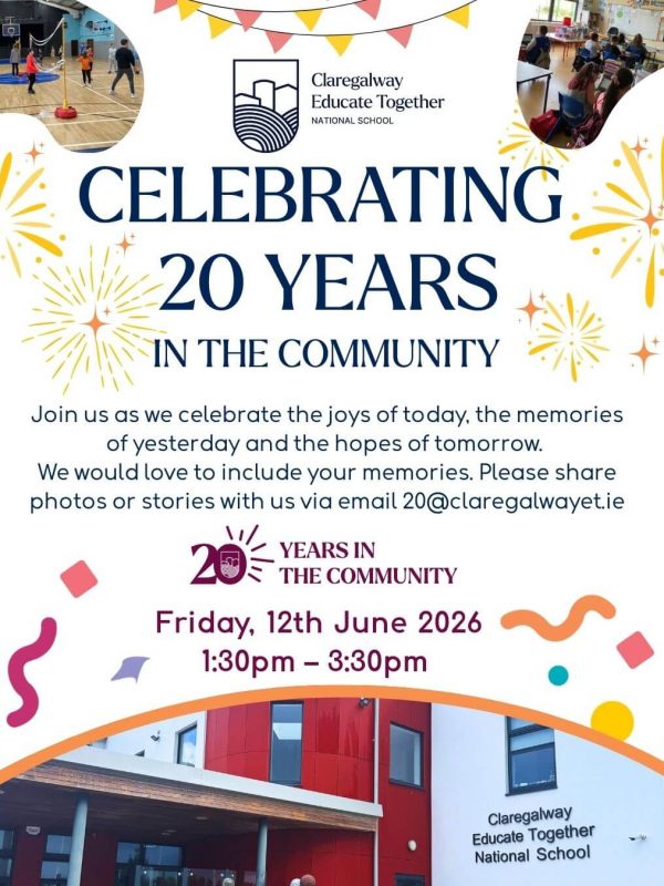 CETNS 20 Year Celebration Poster