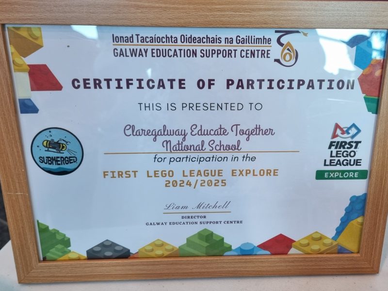 Our Certificate